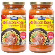 프레스코 베이컨로제 스파게티 소스, 600g, 2개