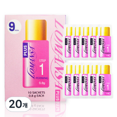 로만사 플러스 파우치 속눈썹펌제 1제 퍼밍, 8g, 20개
