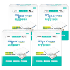 애니릴리프 남여공용 이지케어 위생 깔개매트, 10매입, 4개
