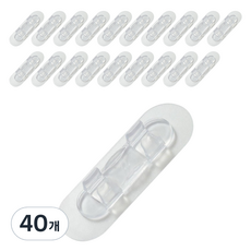 居家細節 電線 電纜 線材 收納夾 HXC-012, 壓克力, 40個