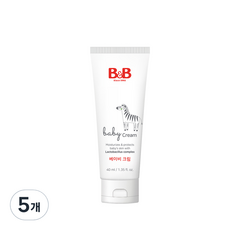 비앤비 베이비크림, 5개, 40ml