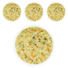 짱죽 실온이유식 9개월부터 중기 죽2, 혼합맛(연어/브로콜리), 160g, 4개