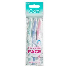 KAI 貝印 泡泡柄修眉刀 L 3支, CBL-3P, 1組