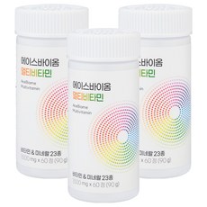 Acebiome 綜合維他命 90g, 3個, 60錠