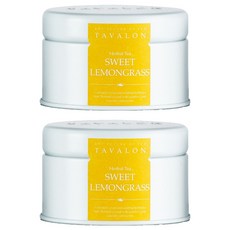 타바론 스위트 레몬그라스 허브차 미디움 틴, 24g, 2개, 1개입
