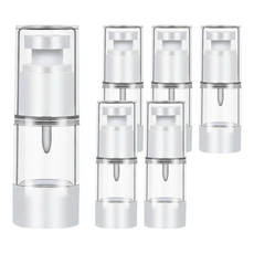 咪咪購物 真空乳液分裝瓶15ml, 單色, 6入