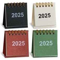 2025 迷你桌曆 4入, 隨機出貨