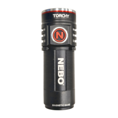 NEBO TORCHY 掌上型高亮度手電筒 盒裝版, 1000流明, 五種照明模式, 可拆卸夾, 磁性底座, 無線充電, NE6878TB, 1個