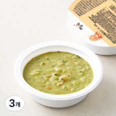 짱죽 새우시금치 크림 소스, 100g, 3개