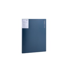 누사인 파스텔 모던 클리어 파일 40매, 1개, 네이비