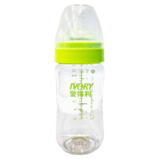 evorie 愛得利 Tritan 特麗透寬口徑奶瓶, AA-122, 240ml, 1個
