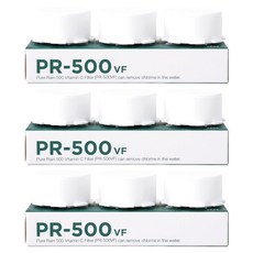 퓨어레인 싱크 헤드 500 자바라 리필 필터 PR-500 VF 3p, 3개