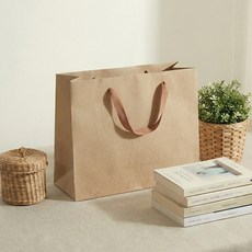 마메 쇼핑백 가로형, F 브라운, 10개