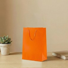 마메 쇼핑백 세로형, D 오렌지, 10개