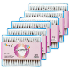 LIVINGWELL 方形棉花棒 200入, 5入, 2個