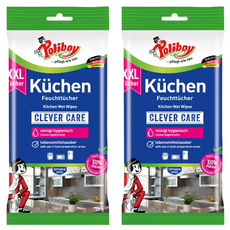 Poliboy 德淨 廚房清潔濕紙巾, 2個