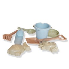 dantoy BIO沙灘玩沙8件組, 混色