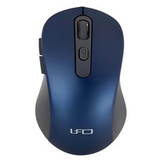 INTOPIC 廣鼎 飛碟 Wired 滑鼠 藍色 3600 DPI 靜音 光學 人體工學 5鍵 UFO-MS-Q112