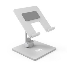 GoodValue iPad Galaxy Tab 平板電腦 鋁合金支架, 銀色, 單一商品