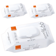 Combi 康貝 純水柔濕巾, 1入, 3包