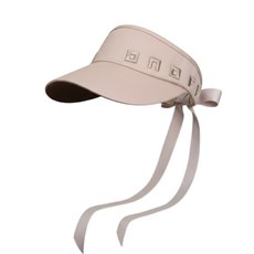 ONOFF Daiwa女款蝴蝶結遮陽高爾夫球帽, 1個, 米色