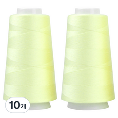 UNIQUE Premium OWL Coresa 45支2股縫紉線, 9 亮黃色, 10個