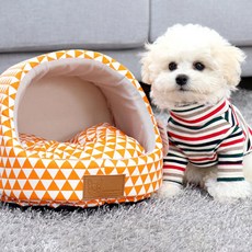 REDPUPPY Molly Rising 圓形坐墊屋, 橘色