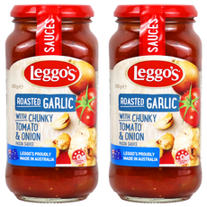 Leggo's 香烤大蒜塊狀義大利麵醬, 500g, 2個