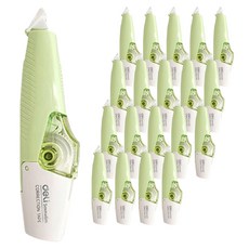 델리 수정테이프 5mm x 6m, 마카롱그린, 20개