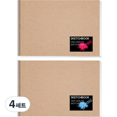 YOUNG ART 專家級KF素描本 + 貼紙隨機出貨套組, 4開, 2入