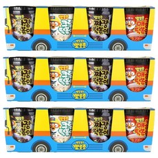 Pororo 炒年糕巴士包 炸醬味 110g x 2p + 奶油味 115g + 辣味 120g, 3組