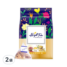 High Tea 花椒蕎麥茶, 散發淡淡花椒香氣, 濃郁茶香, 口感微辛, 環保材質三角立體茶包, 2.5g, 12包, 2袋