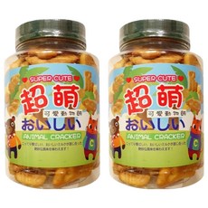 旺揚 超萌動物餅, 原味, 150g, 2罐