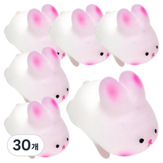 빛에 노출되면 색이 변하는 쫀득한 변색 토끼 주물럭 말랑이, 30개