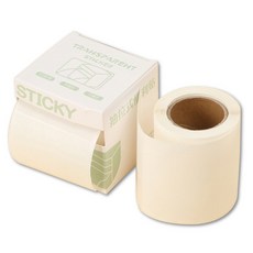 Hobbyspace 索引捲筒式便利貼, 透明, 128入, 1個