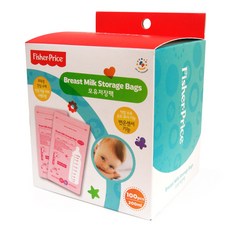 fisher-price 費雪 母乳儲存袋 200ml, 100入, 1盒