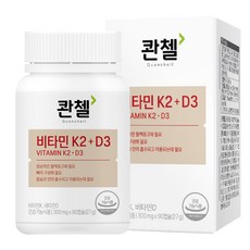 콴첼 비타민 K2 + D3, 1개, 90정