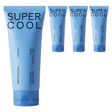 멘톨로지 슈퍼쿨 로션, 100ml, 4개