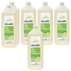 Ecodoo 自動洗碗機洗滌劑凝膠型, 1L, 6個