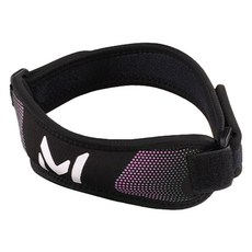 스포츠 고탄력 슬림 무릎보호대 흑분홍, 1개