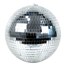 裝飾用鏡面球, 銀色