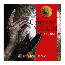 Larsen Strings Il Cannone Soloist 金標小提琴弦套組, Larsen Il Cannone Soloist Gold Label Set, 混和顏色, 1套