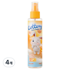 W.DRESSROOM 多麗絲 코트니 衣物纖維清新除臭劑 正裝 陽光棉, 4個, 155ml