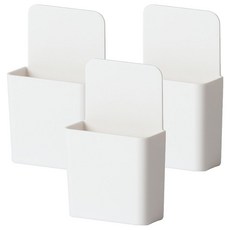 壁掛式黏貼式冷氣遙控器收納盒, 3個