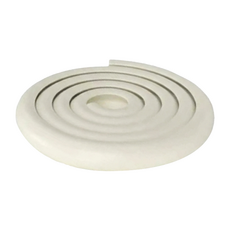 Couselect L型桌邊安全防撞條/NBR泡棉保護條/護角條/桌角墊/兒童防護條, 1捲, 白色