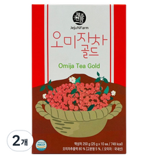 JejuNFarm 五味子茶條, 10入, 2個, 25g