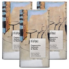 ViVANI 卡布奇諾牛奶巧克力, 100g, 3片
