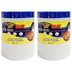 LONE STAR 福星 犬貓用 高鈣磷粉，添加活性乳酸菌，奶香風味, 關節, 2罐