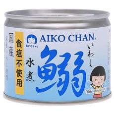 AIKO CHAN 伊藤食品 水煮沙丁魚罐 無鹽, 190g, 1罐