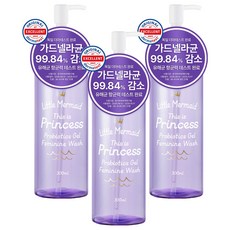 뷰티레시피 인어공주 프로바이오틱스 젤 여성청결제, 3개, 300ml